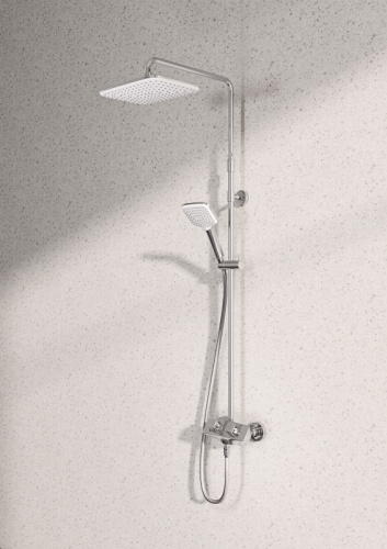 картинка Душевая система KLUDI COCKPIT Explorer с термостатом, хром (8005005-00) от магазина Сантехстрой