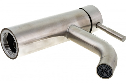 картинка Смеситель для умывальника G-lauf с монолинтым изливом, нерж сталь ZAP1-B090 от магазина Сантехстрой