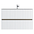 картинка Тумба под раковину Art&Max Elegant AM-ELEGANT-900-2C-SO-BM-LED с LED подсветкой белый матовый от магазина Сантехстрой