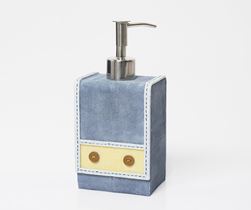 картинка Дозатор для жидкого мыла WasserKRAFT Lossa K-3499 Синий от магазина Сантехстрой