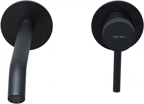 картинка Смеситель для раковины Allen Brau Priority 5.31A03-31 (с внутренней частью) черный матовый от магазина Сантехстрой