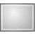 картинка Зеркало BelBagno Kraft SPC-KRAFT-1000-800-LED-TCH-WARM-NERO 100x80 см, с LED-подсветкой, сенсорным выключателем, антизапотеванием, черный от магазина Сантехстрой