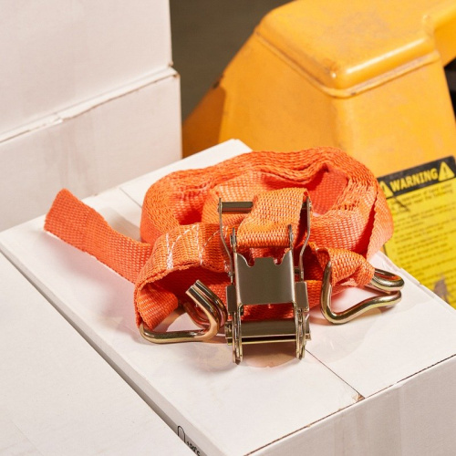 картинка Стяжка для груза REXANT багажная с крюками,  с храповым механизмом,  5х0.038 м от магазина Сантехстрой