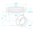 картинка Сифон для душевых поддонов RGW S-010-1 Волна графит 90 мм от магазина Сантехстрой