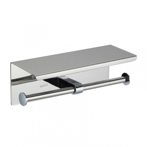 картинка Держатель для туалетной бумаги D-Lin D201506-2, хром от магазина Сантехстрой