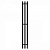 картинка Полотенцесушитель электрический Point Деметра PN12822B П3 120x1200 диммер справа, черный от магазина Сантехстрой