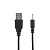 картинка Кабель USB штекер - DC разъем питание 1,4х3,4 мм,  спираль 1,5 метра REXANT от магазина Сантехстрой