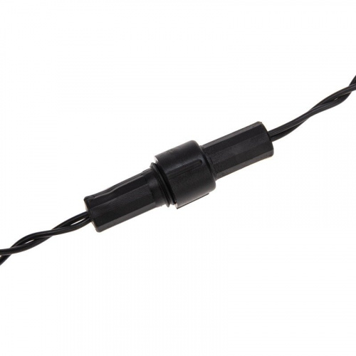 картинка Гирлянда Нить 10м,  постоянное свечение,  черный ПВХ,  230В,  цвет Белый от магазина Сантехстрой