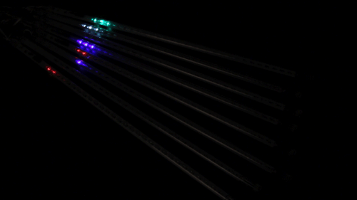 картинка Гирлянда Тающие сосульки светодиодная,  8шт х 50см,  шаг 50см,  230 В (с трансформатором) мульти светодиоды от магазина Сантехстрой