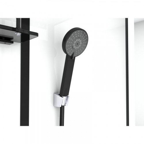 картинка Душевая кабина 115х90х215 см Black & White Galaxy 8008000 прозрачное от магазина Сантехстрой