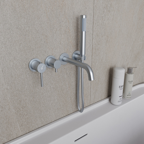 картинка Смеситель для ванны скрытого монтажа с внутренней частью Y OL-889017-CR, хром от магазина Сантехстрой