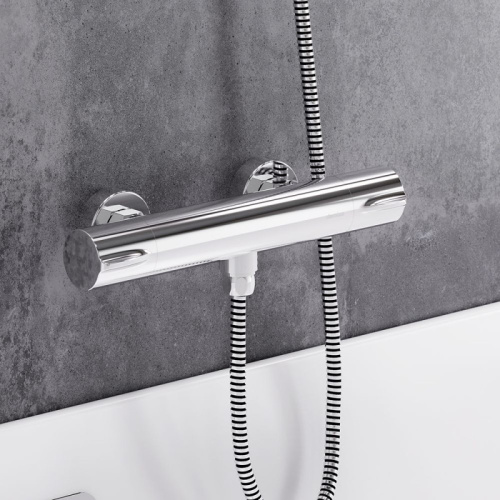 фото 366000000 scandinavian pure термостатический смеситель для душа, хром