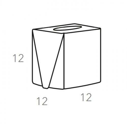 картинка ADJ Салфетница Kleenex, 12x12xH12 см., цвет: капучино/шоколад от магазина Сантехстрой