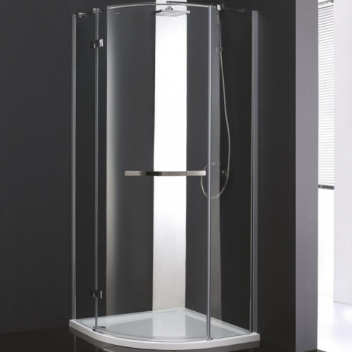 картинка Душевой уголок Cezares BERGAMO-W-RH-1-120/100-ARCO-C-Cr-R-IV IV профиль Хром стекло прозрачное от магазина Сантехстрой