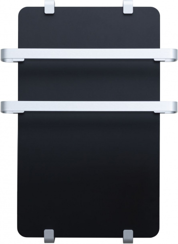 картинка Полотенцесушитель электрический Allen Brau Infinity 100x44 с рейлингом 2.0 и креплением, серебро браш от магазина Сантехстрой