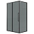 картинка Душ.ограждение 120.K33.02.1290.21.10 Cosmo (120*90*195) черный матовый, стекло тонированное, 2 места от магазина Сантехстрой