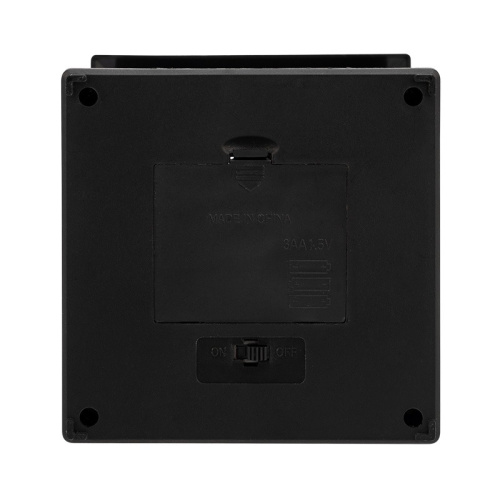 картинка Декоративный фонарь 11х11х22,5 см,  черный корпус,  теплый белый цвет свечения с эффектом мерцания NEON-NIGHT от магазина Сантехстрой