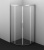 картинка Душевое ограждение Azario OSTIN 100х100х195 хром, 6мм прозрачное стекло от магазина Сантехстрой