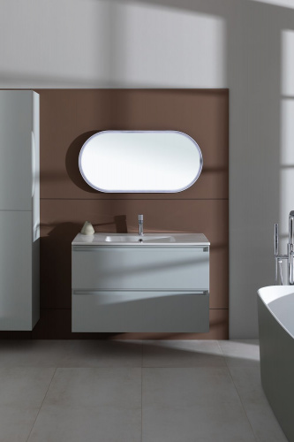 картинка Зеркало Allen Brau 500х1000 1.21016.bl Черное от магазина Сантехстрой