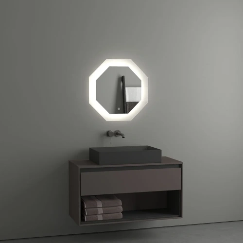 картинка Зеркало Evoform Ledshine BY 2603 60х60 от магазина Сантехстрой