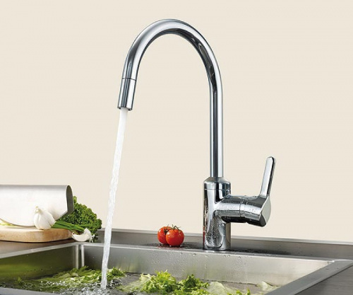 картинка Смеситель для кухни Kludi 428030578 Хром от магазина Сантехстрой