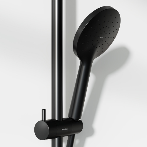 картинка 977740300 Jupiter душевая система с ванно-душевым смесителем, черный от магазина Сантехстрой