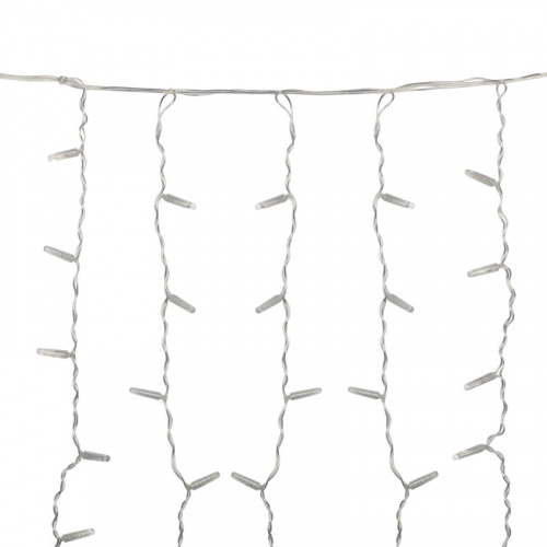 картинка Гирлянда Светодиодный Дождь 2x0,8м,  прозрачный провод,  230 В,  диоды Белые от магазина Сантехстрой