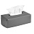 картинка ADJ Салфетница Kleenex, 23x12xH7,5 см., цвет: черный/серый от магазина Сантехстрой