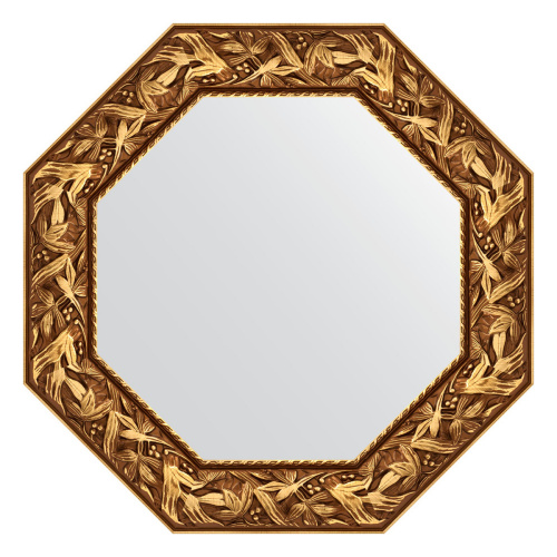 картинка Зеркало Evoform Octagon BY 3830 69x69 византия золото от магазина Сантехстрой