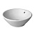 картинка Duravit Bacino Раковина круглая 42 cm с переливом, без отв под смеситель, вкл. крепление, цвет белый (СПЕЦЦЕНА) от магазина Сантехстрой
