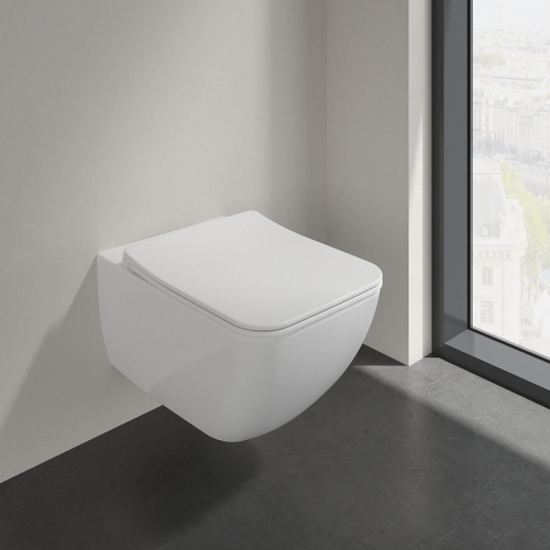 картинка Унитаз Villeroy&Boch Venticello 4611RL01 подвесной с сиденьем Микролифт от магазина Сантехстрой