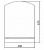 картинка Зеркало LORANTO Шанс-люкс 490х675, фацет, с полкой от магазина Сантехстрой