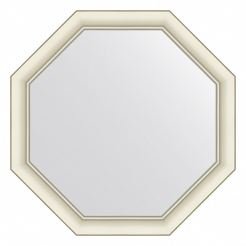 картинка Зеркало Evoform Octagon BY 7438 66x66 белый с серебром от магазина Сантехстрой