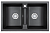 картинка Кухонная мойка GRANULA (8101, ЧЁРНЫЙ ) от магазина Сантехстрой