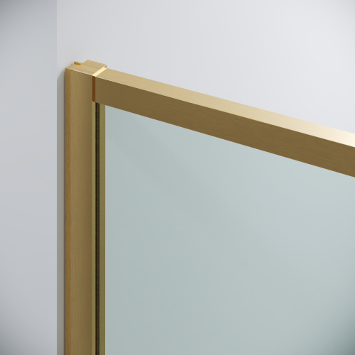 картинка Душевое ограждение Grossman Galaxy 100.K33.01.110.32.00-200.K33.01.80.32.00 (110х80х195) раздвижная,золото сатин,стекло прозрачное,2 места от магазина Сантехстрой