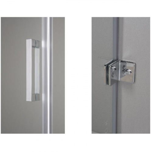 картинка Душевой уголок Aquanet Beta NWD1231 140x80 L 185424 профиль Хром стекло прозрачное от магазина Сантехстрой