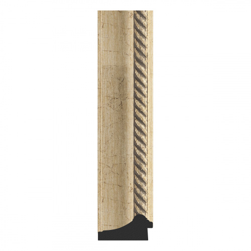 картинка Зеркало настенное Octagon EVOFORM в багетной раме состаренное серебро с плетением, 73,2х73,2 см, BY 3756 от магазина Сантехстрой