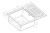 картинка Кухонная мойка ZorG Glass GL-7851-WHITE-GRAFIT Белый / Графит от магазина Сантехстрой