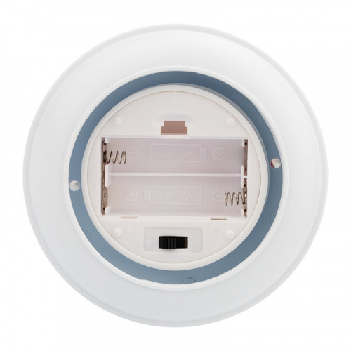 картинка Декоративный фонарь 12х12х20,6 см,  белый корпус,  теплый белый цвет свечения с эффектом пламени свечи NEON-NIGHT от магазина Сантехстрой