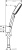 картинка Душевой гарнитур Hansgrohe 24303000 1,6 м, хром Pulsify Relaxation 105 3jet от магазина Сантехстрой
