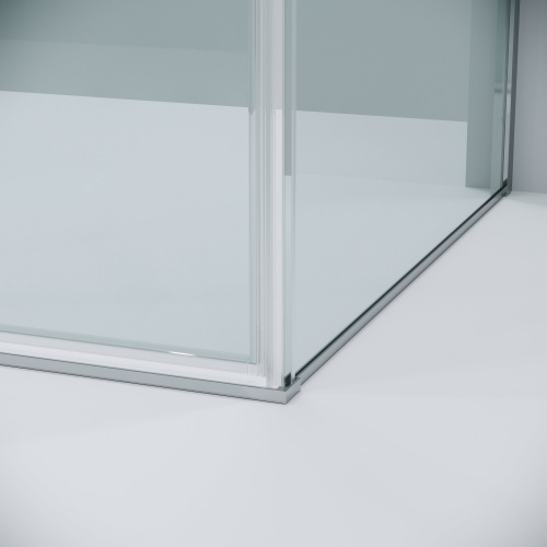 картинка Душ.ограждение 120.K33.01.1280.10.00 Galaxy (120*80*195) хром, стекло прозрачное, 2 места от магазина Сантехстрой