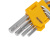 картинка Набор ключей имбусовых HEX KRANZ 1,5-10 мм, CrV,  9 шт. от магазина Сантехстрой