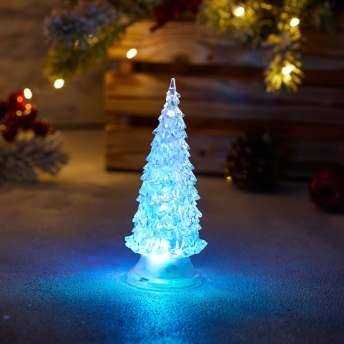 картинка Фигура светодиодная Елочка,  15 см,  RGB от магазина Сантехстрой