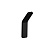 картинка ALMAR Крючок 22xh100 мм, цвет черный матовый от магазина Сантехстрой
