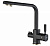 картинка смеситель для кухни zorg sh 909 black br черный