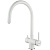 картинка смеситель для кухни paulmark heller he213218-431 белый матовый