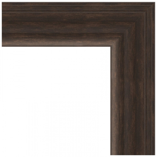 картинка Зеркало Evoform Exclusive 111х51 BY 1144 с фацетом в багетной раме - Палисандр 62 мм от магазина Сантехстрой