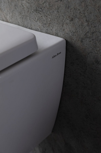 картинка Унитаз Allen Brau Liberty 4.33004.20 подвесной Белый без сиденья от магазина Сантехстрой