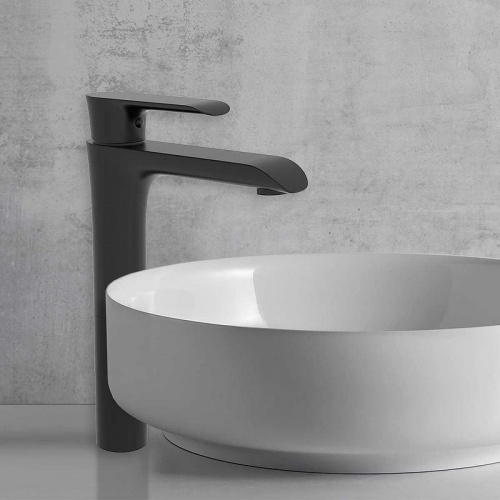 картинка Смеситель для раковины Vincea Esse VBF-1E2MB Черный матовый от магазина Сантехстрой