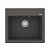 картинка Кухонная мойка Lemark HANKA 570 врезная прямоугольная из кварцгранита цвет: Серый шёлк (9910017) от магазина Сантехстрой